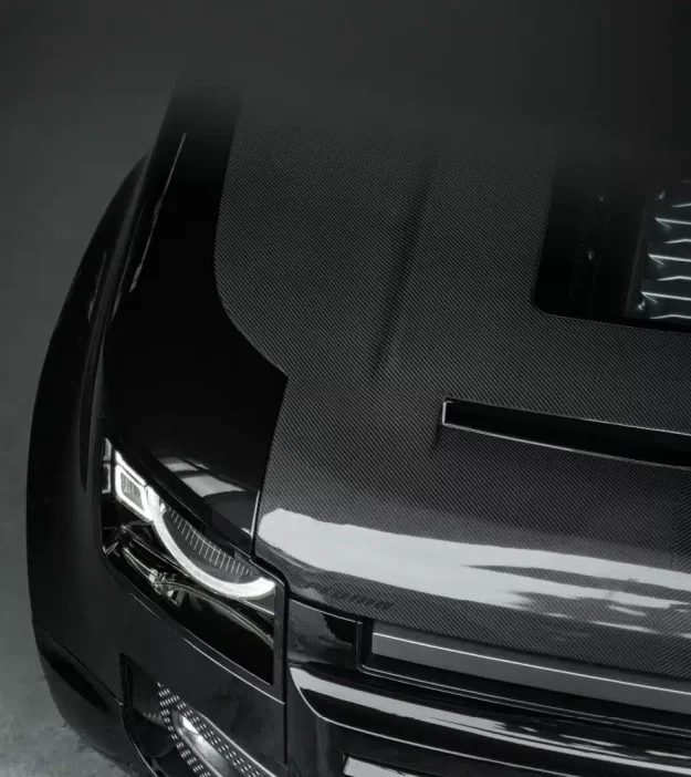 PLUMB Carbon Fiber Cover Kit (With Engine Hood) — LANDROVER DEFENDER 