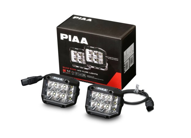 PIAA Quad Edge světelné LED kostky DKQE39E, homologace ECE / R10 / RoHS 