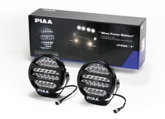 PIAA LPX590 přídavné dálkové kulaté LED světlomety o průměru 234 mms funkcí denního svícení, homolog