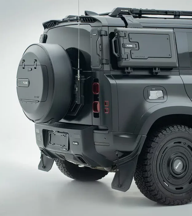PLUMB Sada Pro Upgrade Zadního Nárazníku – Pro LANDROVER DEFENDER s PLUMB výfukovým systémem Kit